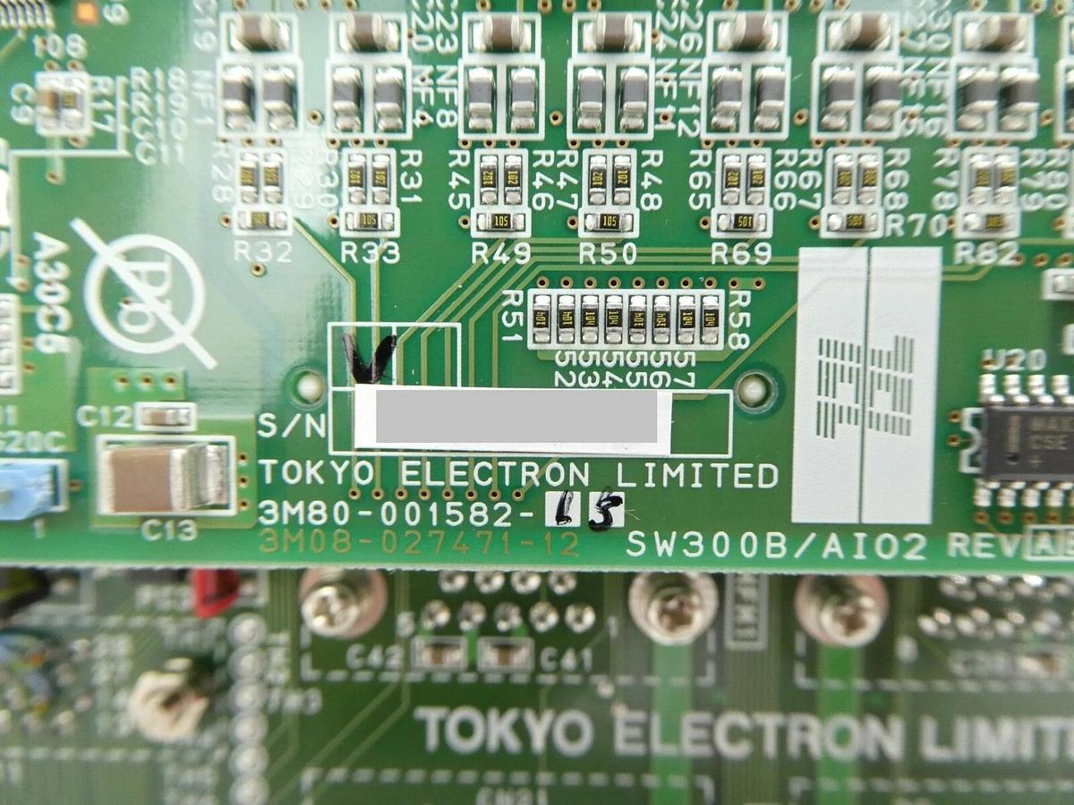 Used TEL Tokyo Electron 3M81-038362-14 Board PCB SW300B/BSC2 Trias System Working
