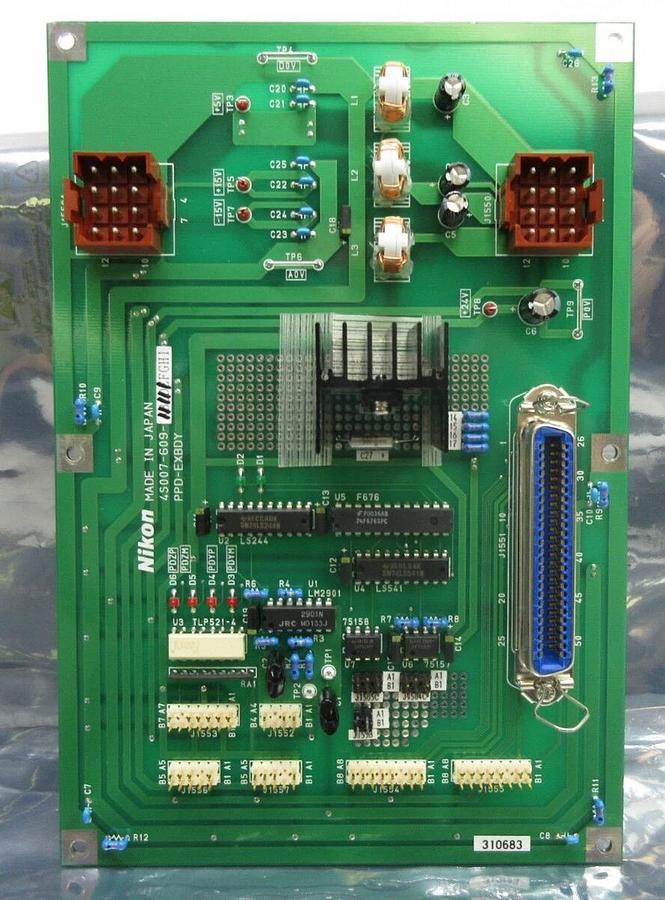 Used Nikon 4S007-609 Interface Connector Board PCB PPD-EXBDY NSR Series Working