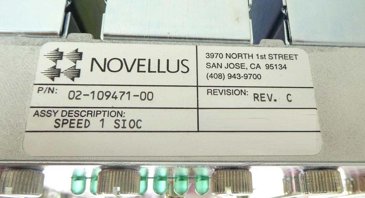 Used Digital Dynamics 02-109475-00 sioc SPEED 1 Control Novellus 27-053659-00 Working