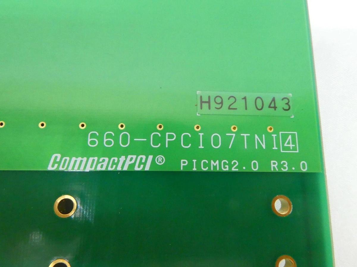 Used CompactPCI 6600-CPCI07TNI4 Backplane Board PCB PICMG2.0 R3.0 NSR-S620D Spare
