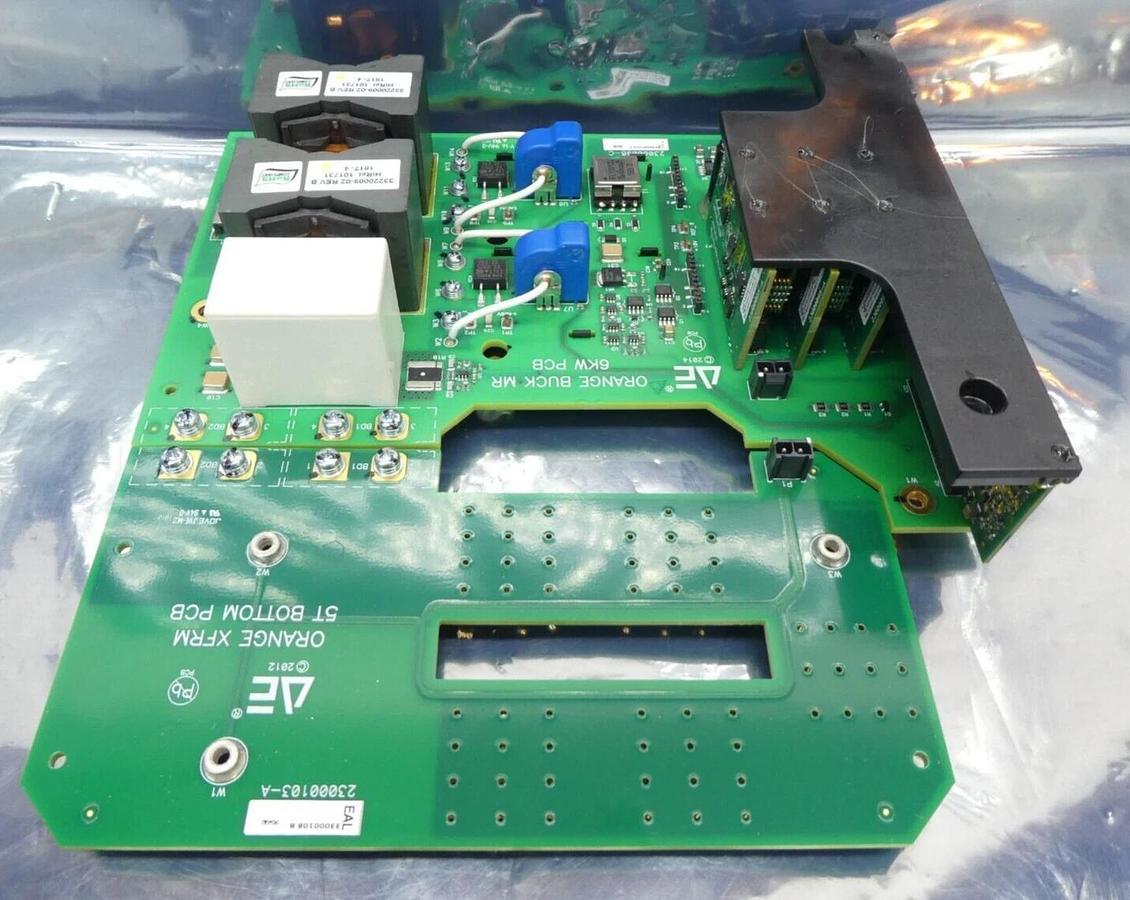 Used AE Advanced Energy 23000098-C Orange Buck MR 6kW PCB 33000103 Working Surplus