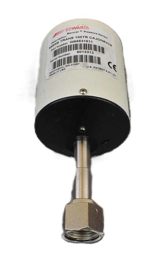 Used Edwards W65531611 Barocel Pressure Sensor 655AB 100Torr CAJON8VCR Working Spare