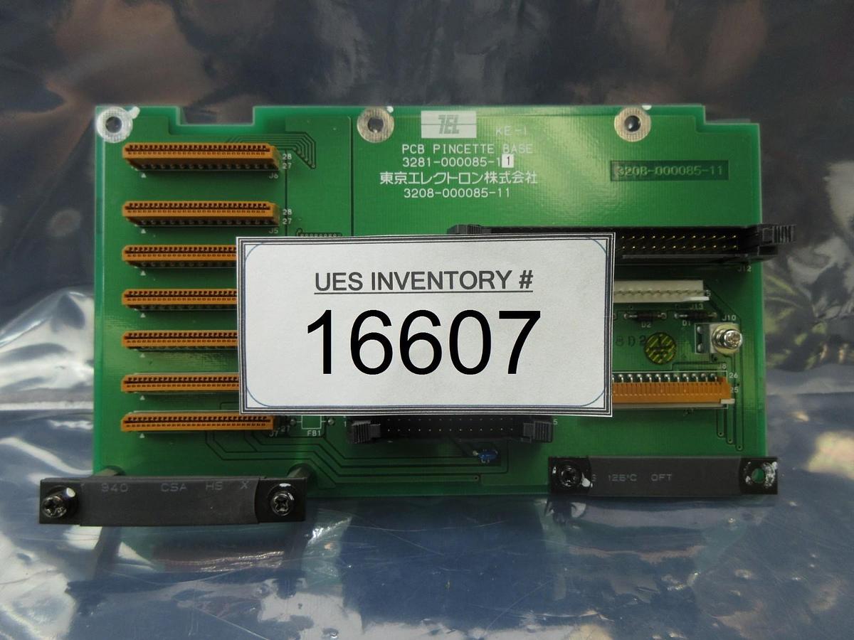 Used TEL Tokyo Electron 3281-000085-11 Pincette Base PCB 3208-000085-11 P-8 Used