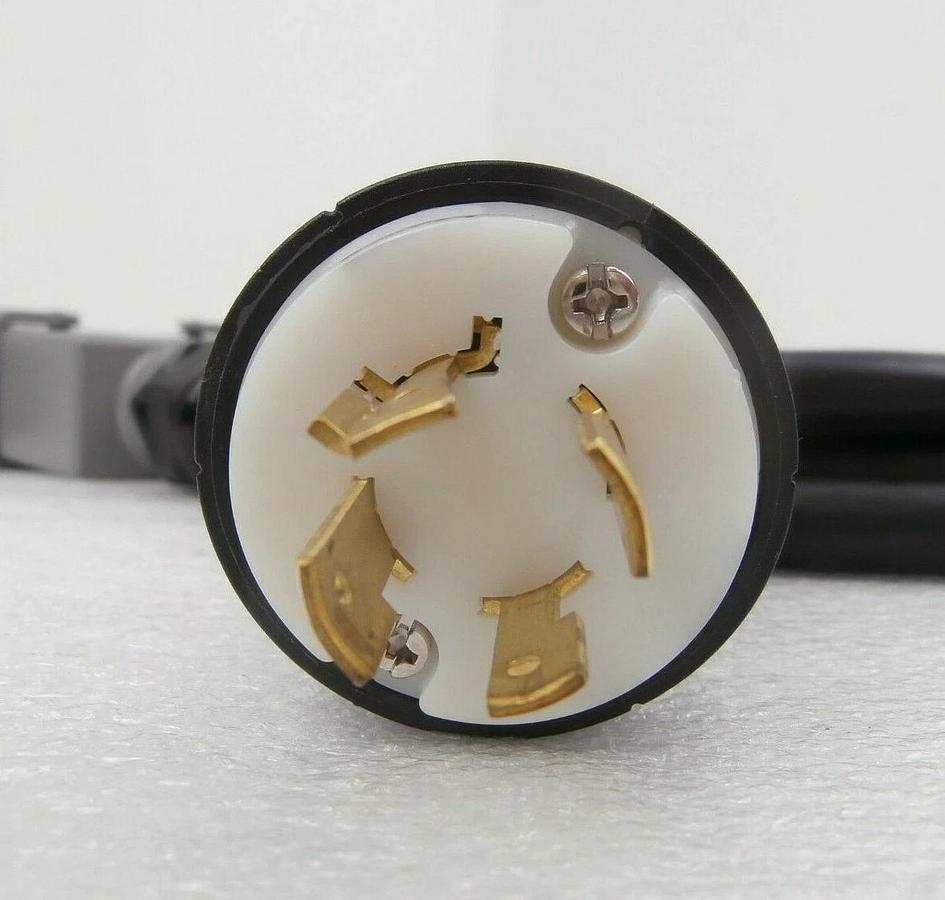Used Edwards E21909516 iQDP Power Plug with 8.5 Foot Cable 2.5M iQDP40 iQDP80 Working