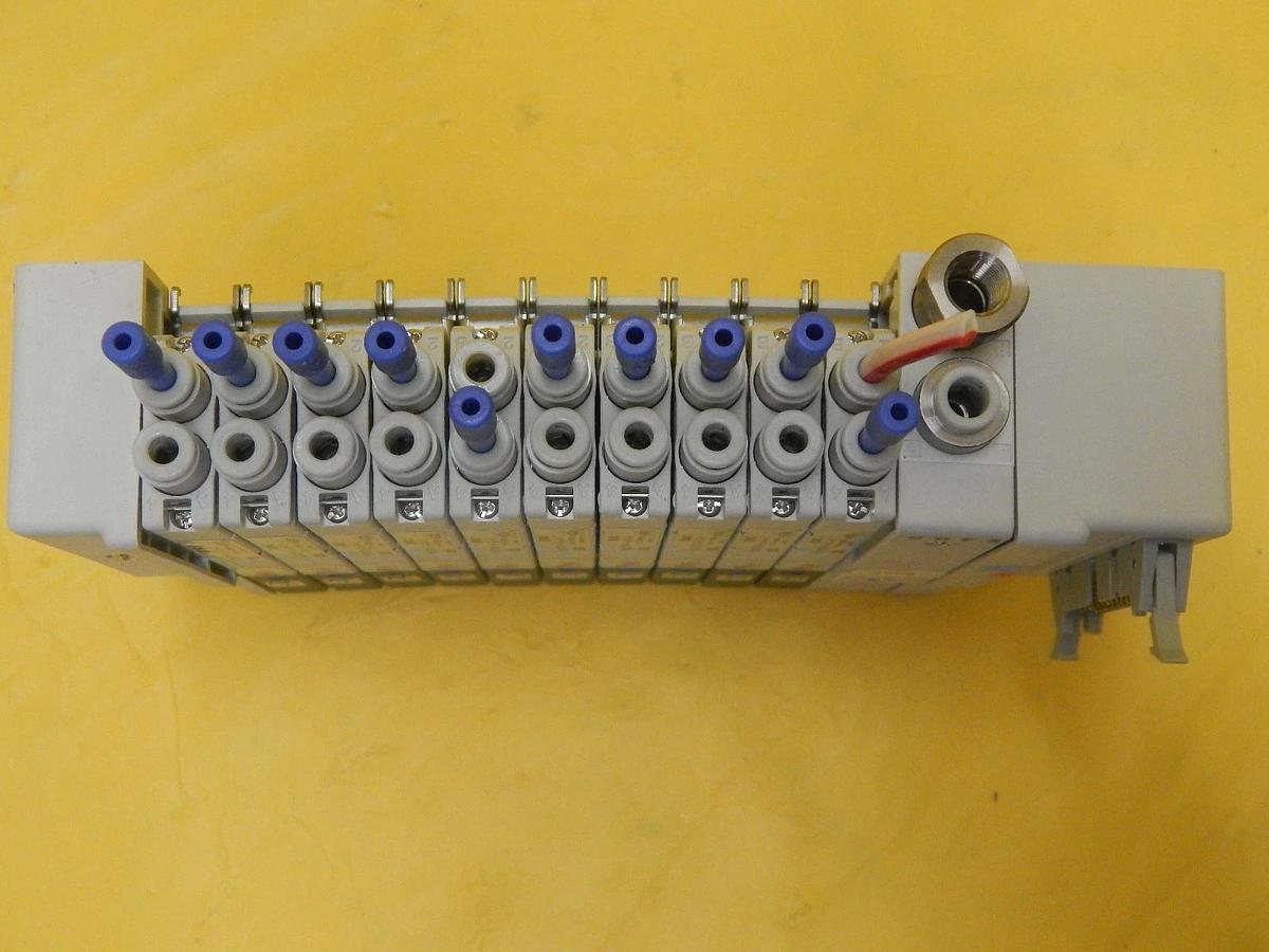 Used TEL Tokyo Electron SVC6 10-Port Manifold SMC SQ1131DY-5-C4-Q PR300Z Used Working
