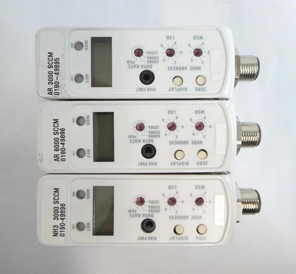 Used Brooks GF125C Mass Flow Controller MFC GF125CXXC Lot of 11 Working Surplus