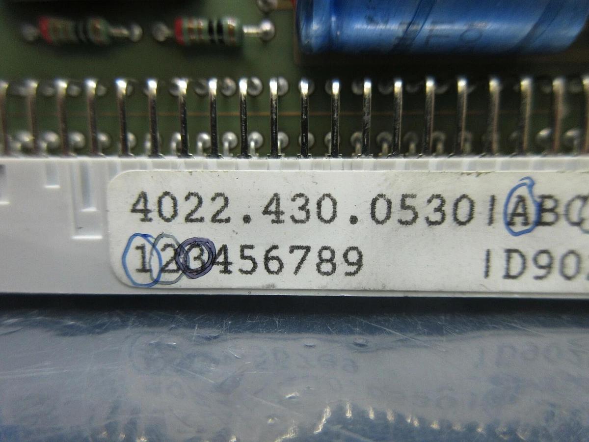 Used ASML 4022.430.05300 P. Chuck Drive PCB Card 4022.430.0530 PAS 5000/2500 Used