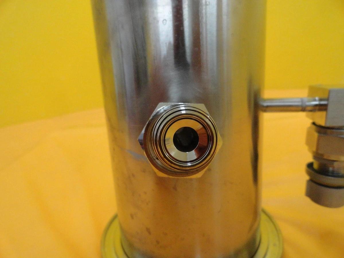 Used MKS High Vacuum Tube Tee Stainless ISO100 4VCR 8VCR NW25 Nupro SS-DLTW4 Used