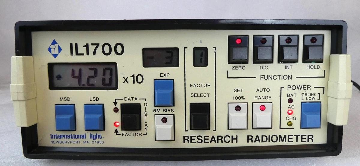 Used International Light Technologies IL1700 Research Radiometer Module Working Spare