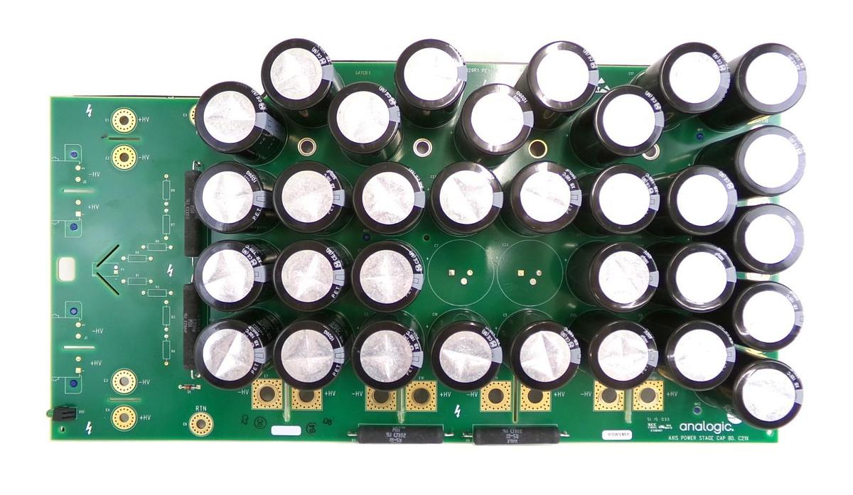 Used Analogic 10-72129-12 Axis Power Stage Capacitor Board C21X PCB Working Surplus