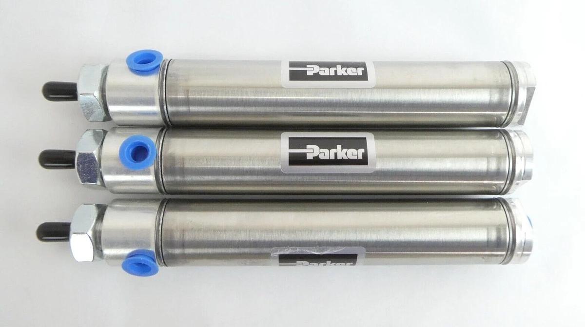 Used Parker 1PSR00001110 Double Acting Air Cylinder Lot of 6 Working Surplus