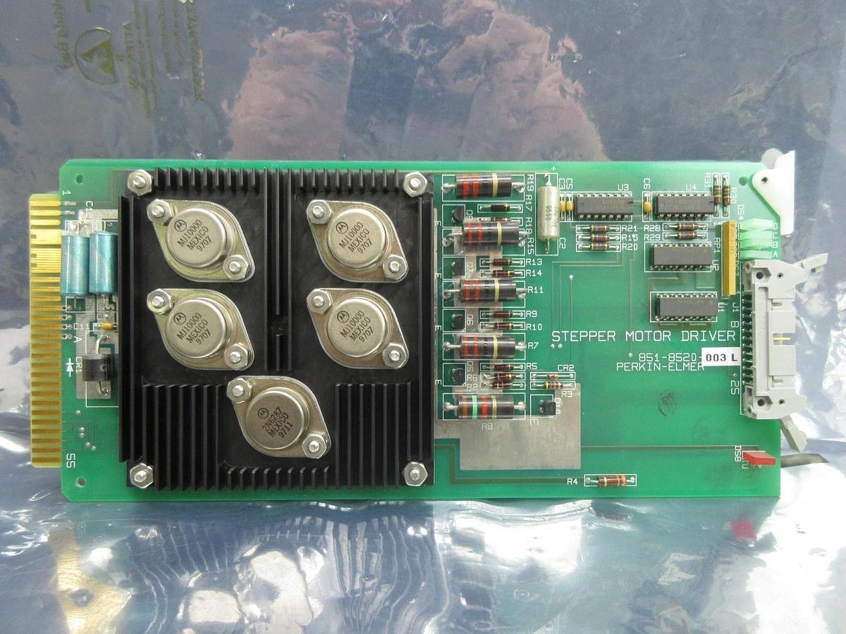 Used Perkin-Elmer 851-8520-003 Stepper Motor Driver PCB Card Rev. L SVG 90S Used