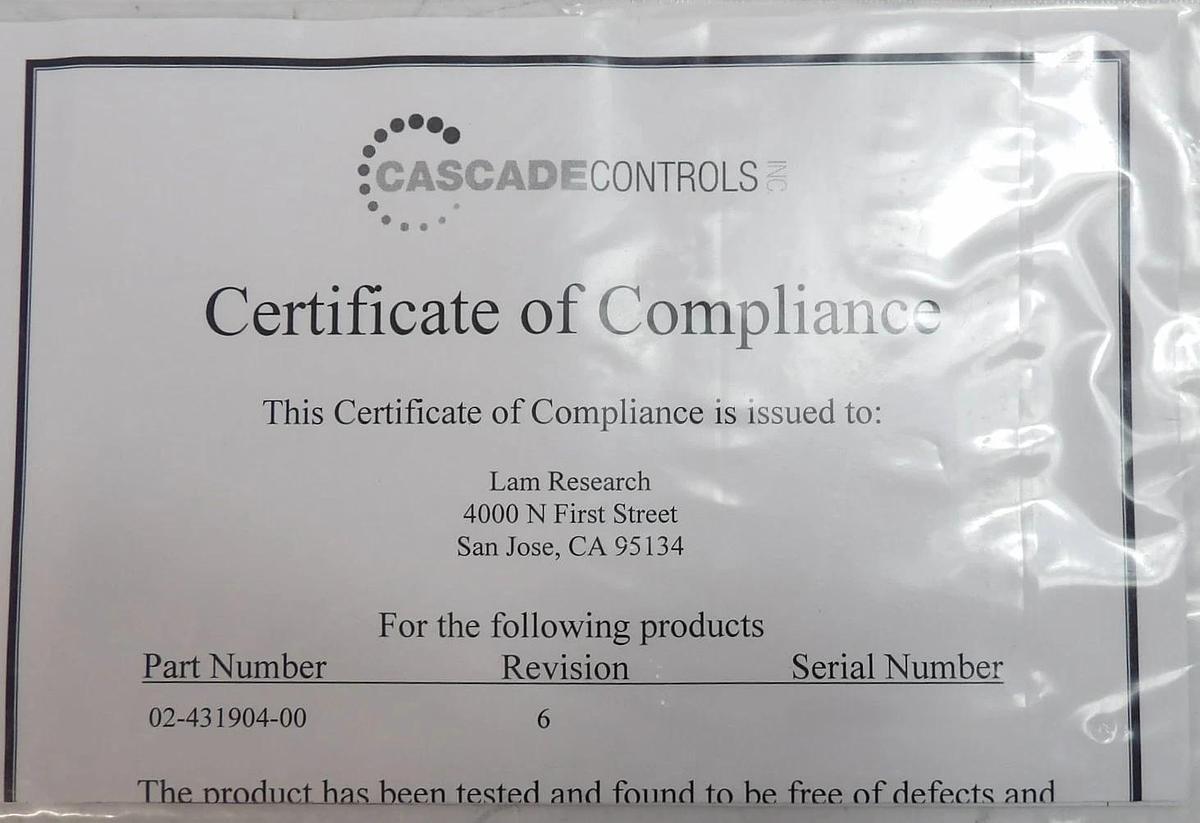 Cascade Controls 02-431904-00 C3 Vector Split Pump PLC Assembly New Surplus