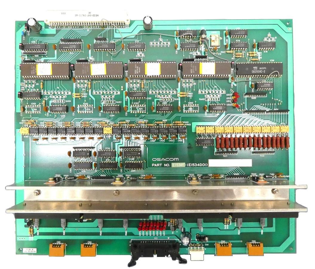 Used Osacom E1534Y 10 Step Motor Control PCB E1534D01 VSEA V82-810018 Working
