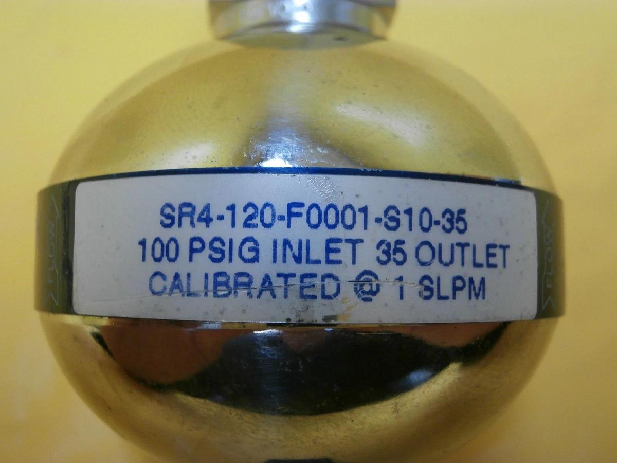 Used Integrated Flow Systems SR4-120-F0001-S10-35 Pressure Regulator Used Working