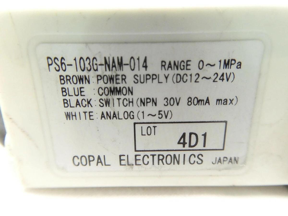 Used Copal Electronics PS6-103G-NAM-014 11-Port Pressure Switch Assembly Working