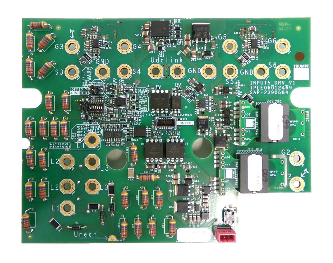 Used Trumpf Huttinger 2391150 PCB INPUT5 DRV V1 TruPlasma HV Pulse 35 Working