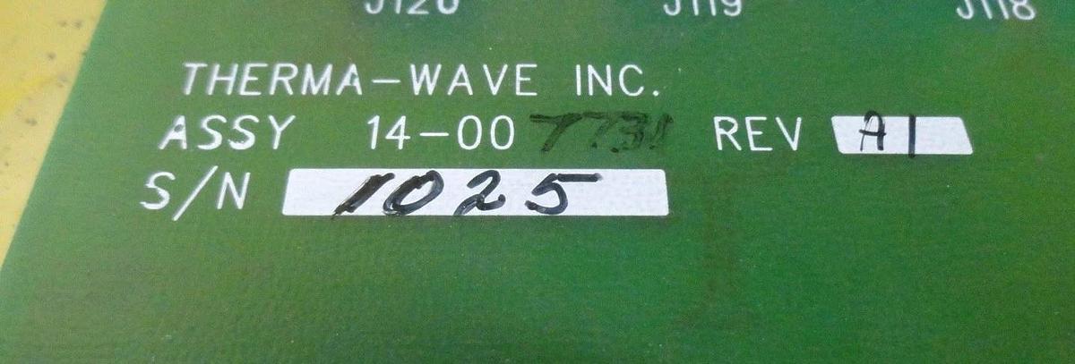 Used Therma-Wave 14-007731 Backplane PCB Rev. A1 40-008177 Used Working