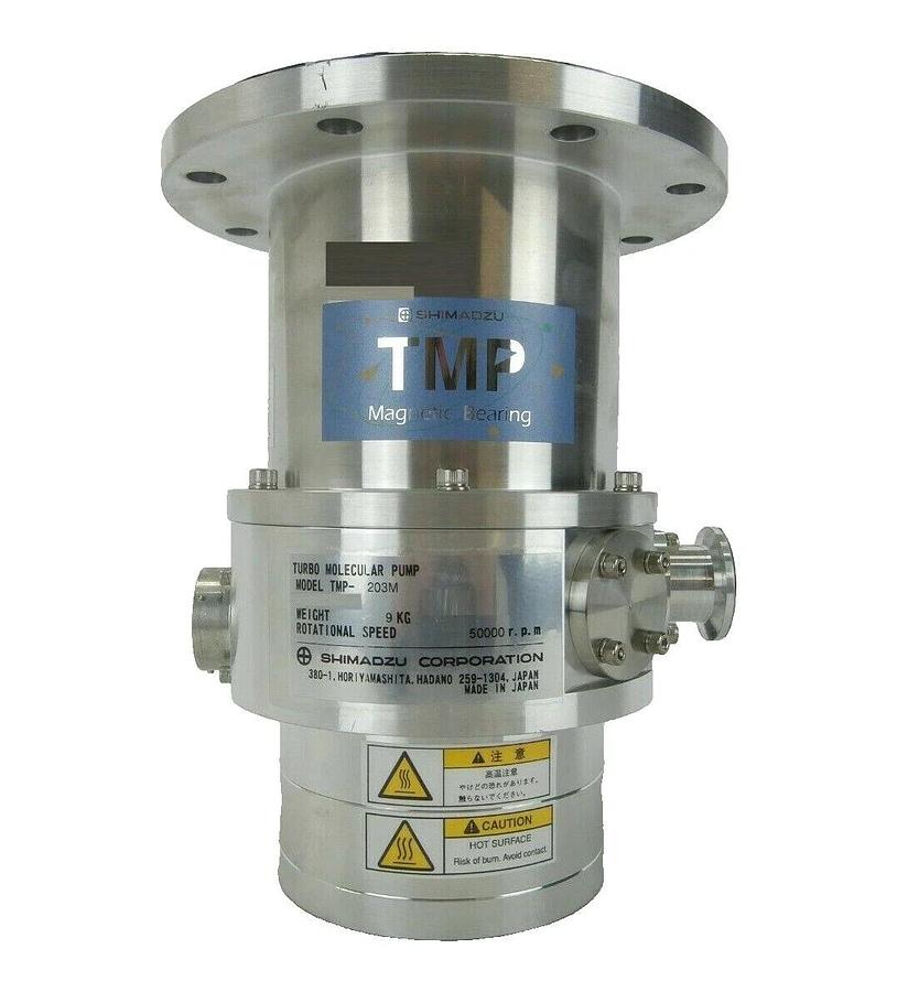 Used TMP Shimadzu TMP-203M Turbomolecular Vacuum Pump Turbo Tested Working