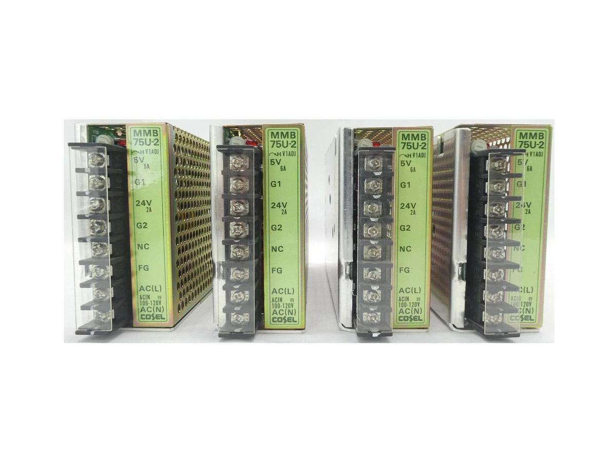 Used Cosel MMB75U-2 Power Supply Reseller Lot of 4 Working Surplus