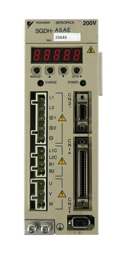 Used Yaskawa Electric SGDH-A5AE Servo Driver SERVOPACK Working Surplus