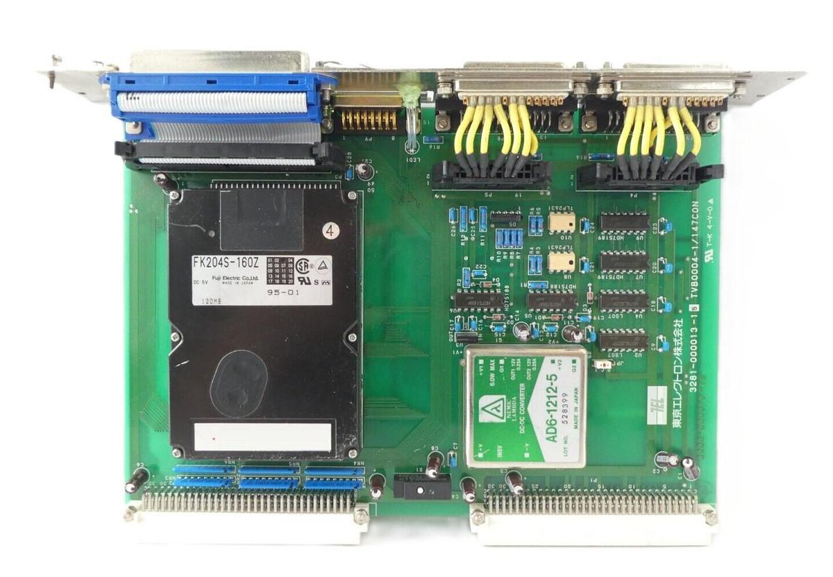 Used TEL Tokyo Electron 3281-000013-15 Processor PCB Card TVB0004-1/147CON Working