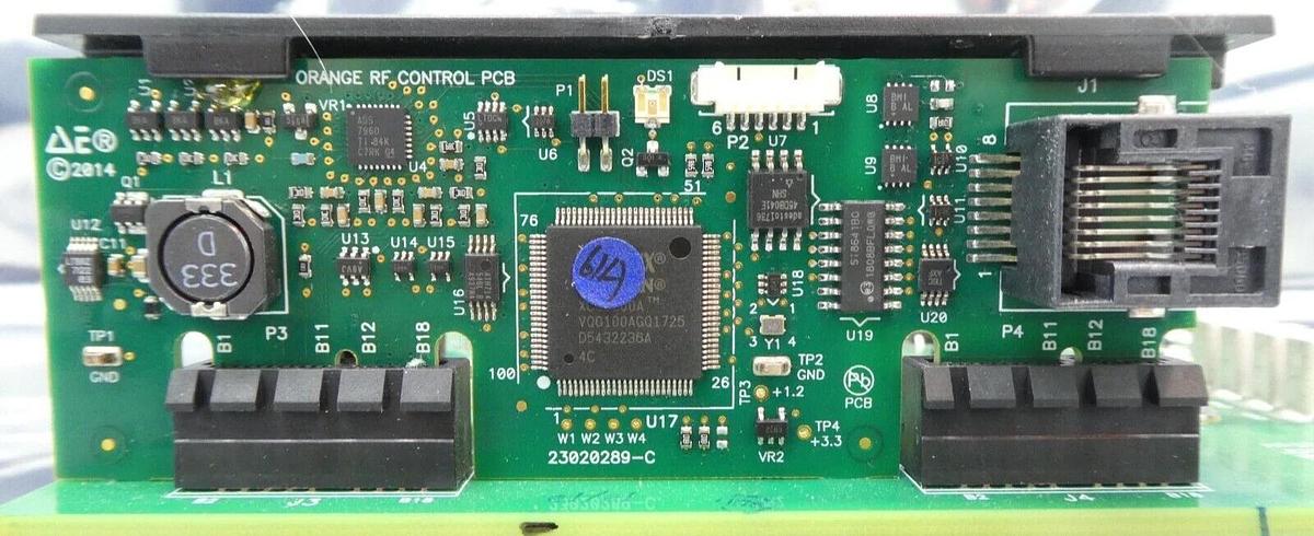 Used AE Advanced Energy 23020290-B Orange 2MHz RF Main 5kW PCB 33020253 Working Spare