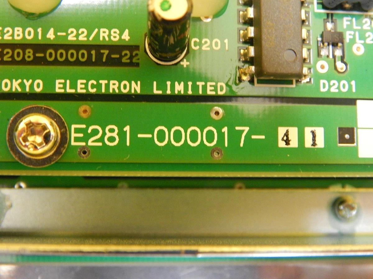 Used TEL Tokyo Electron E281-000016-41 FDP3 Display PCB Card T-3044SS Working Spare