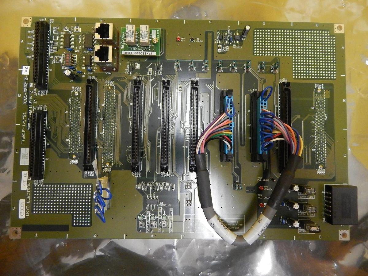 Used TEL Tokyo Electron 3D81-000040-V2 Processor PCB TYB61F-1/SYS1 T-3044SS Used