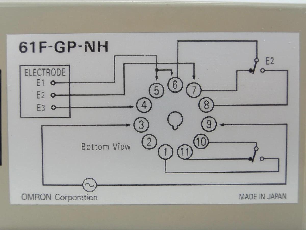 Used Omron 61F-GP-NH Floatless Level Switch with Socket Reseller Lot of 4 Used