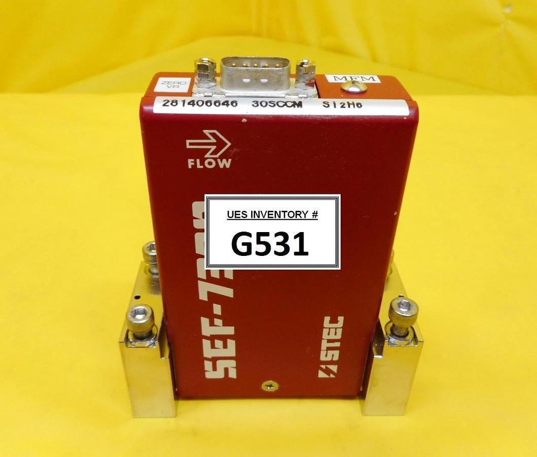 Used STEC SEF-7330M Mass Flow Meter MFM SEF-7330 30 SCCM Si2H6 Used Working