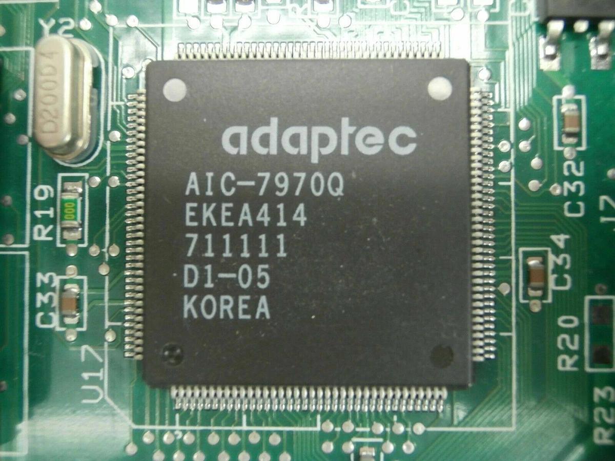 Used Adaptec AHA-1540CF ISA SCSI Interface Board PCB Plasma-Therm Clusterlock 7000