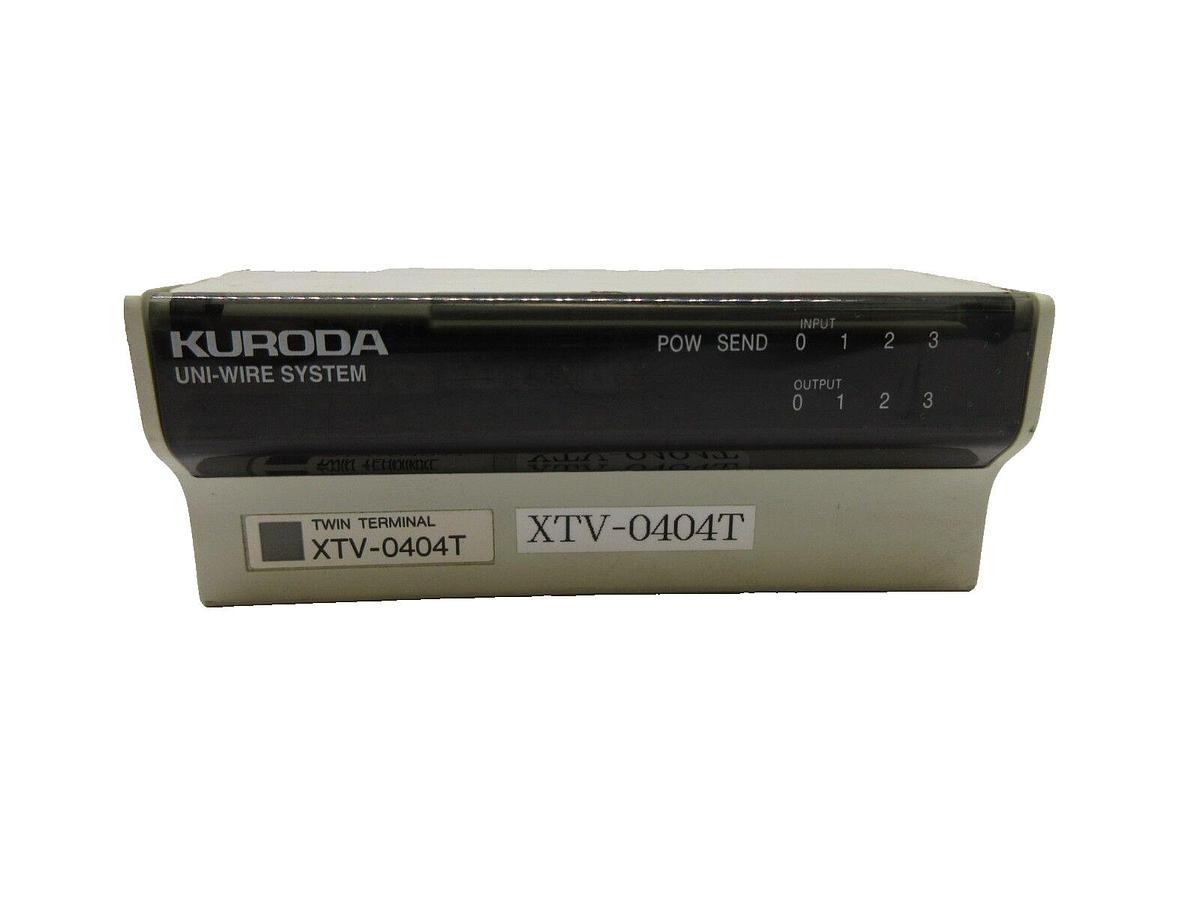 Used Kuroda XTV-0404T Twin Terminal Uni-Wire System Used Working