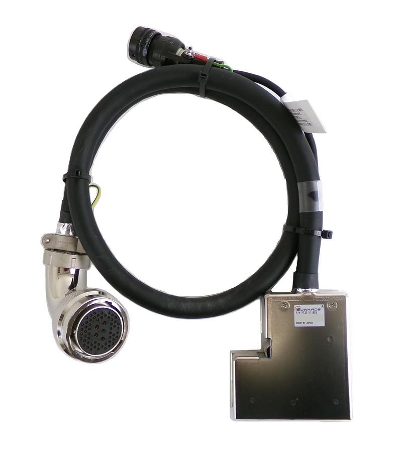 Used STP Edwards PT35-Y1-B55 Turbomolecular Pump Control Cable 1M Turbo Working
