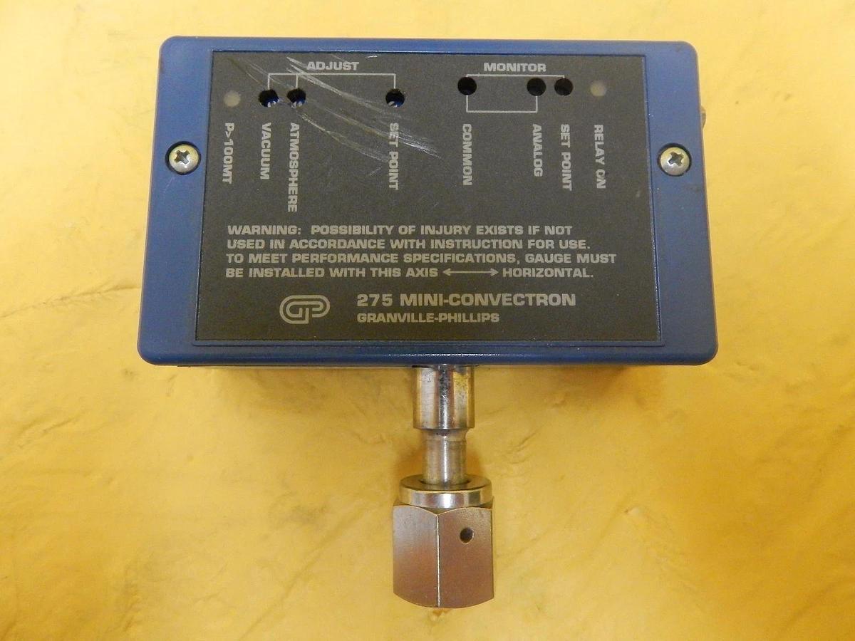 Used Granville-Phillips 275502 Vacuum Gauge 275 Mini-Convectron Working Surplus
