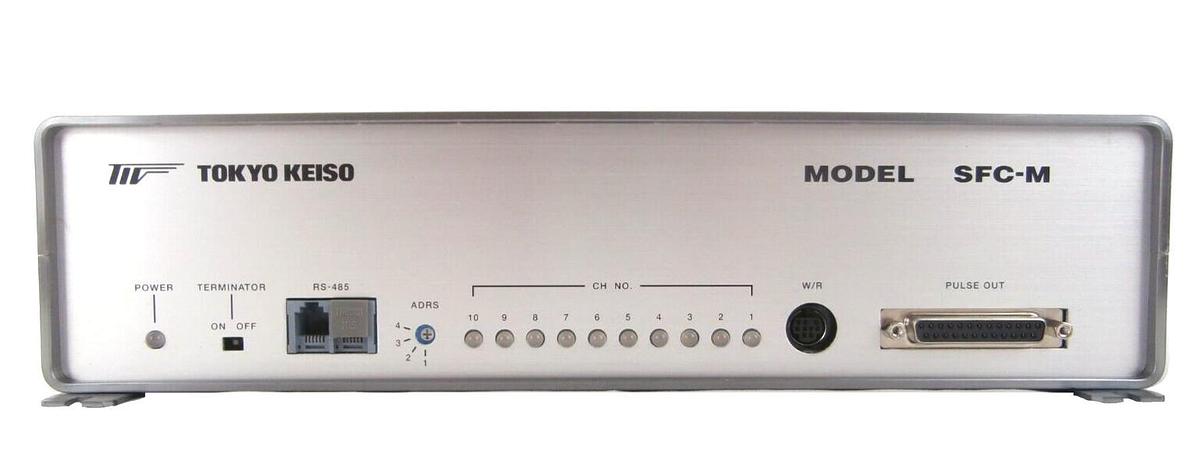 Used Tokyo Keiso SFC-M 4-Channel Flowmeter Signal Converter TEL Lithius Working Spare