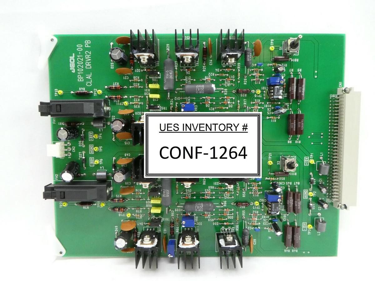 Used JEOL BP102021-00 Driver PCB Card CLAL DRVR2 PB JWS-2000 SEM Working Spare