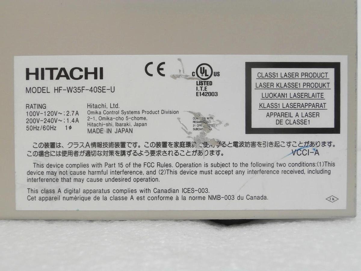 Used Hitachi HF-W35F-40SE-U System Computer DSPC CWS360/7 No Drives I-900SRT Working