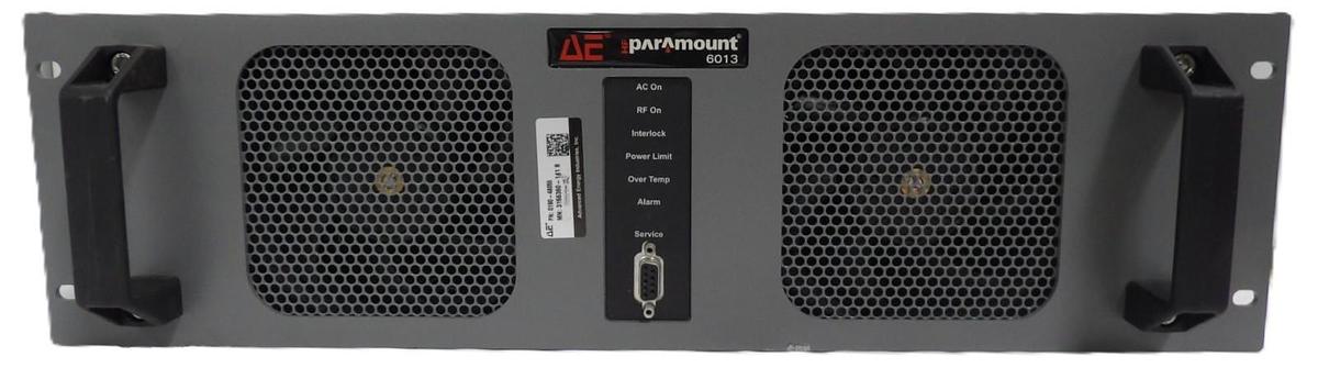 Used HF Paramount 6013 AE Advanced Energy 3156360-141 RF Generator Dented Surplus