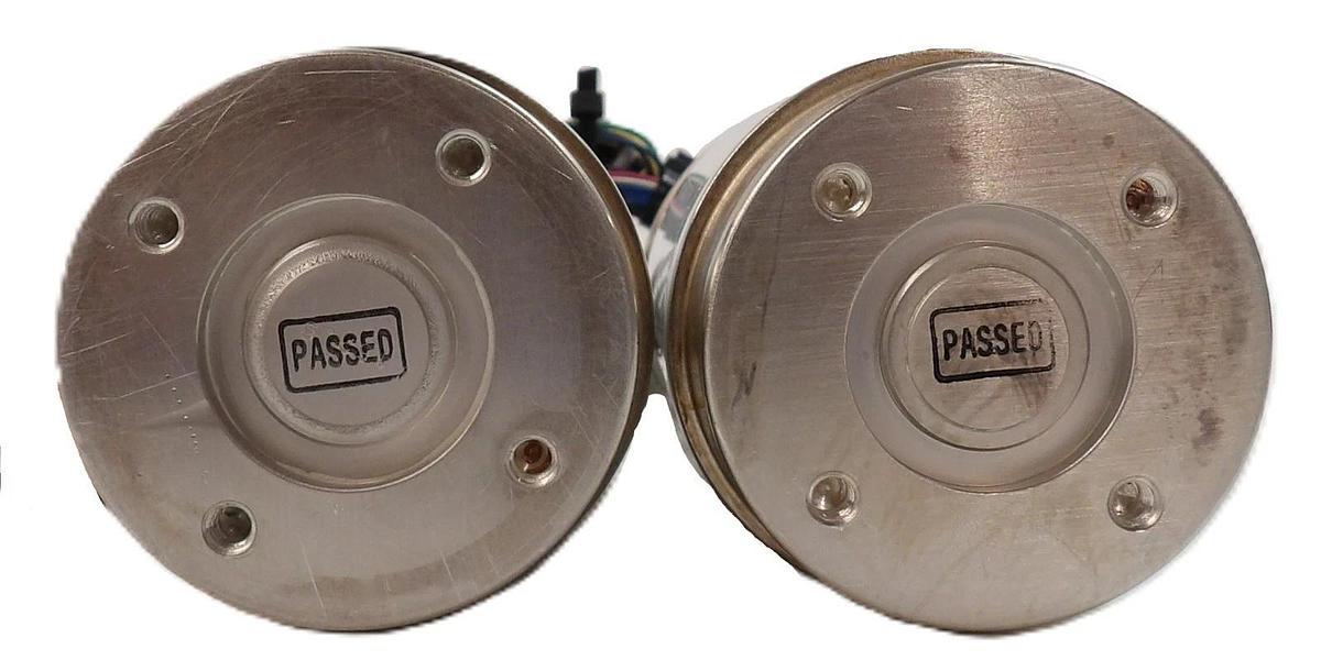 Used Meiden SCV-1525P65 SCV-201P65 Variable Vacuum Capacitor Lot of 2 Working