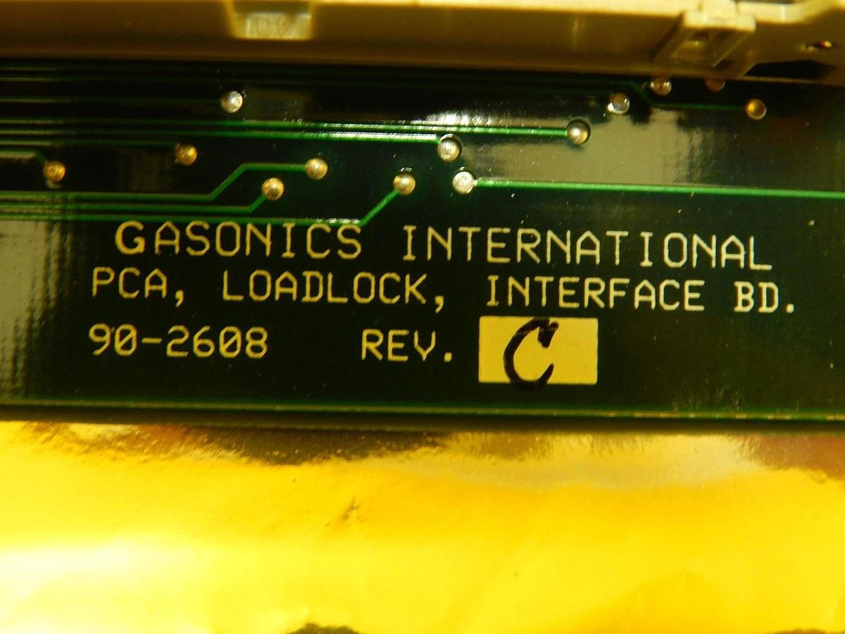 Used GaSonics 90-2608 PCA Loadlock Interface PCB Board Rev. C A-2000LL Used Working