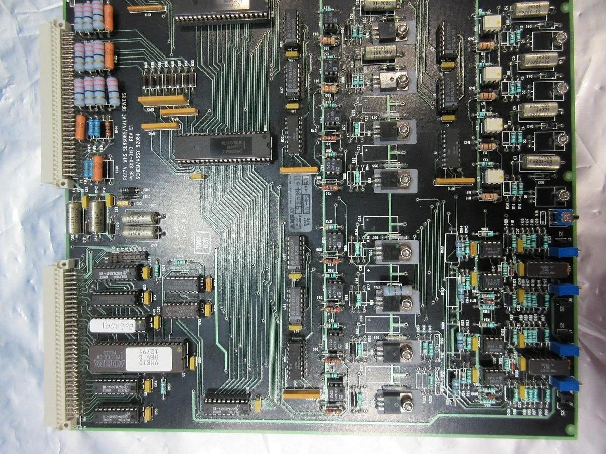 Used Amray 92084-01 PC17V WHS Sensors/Valve Drivers PCB 800-3123 Used Working