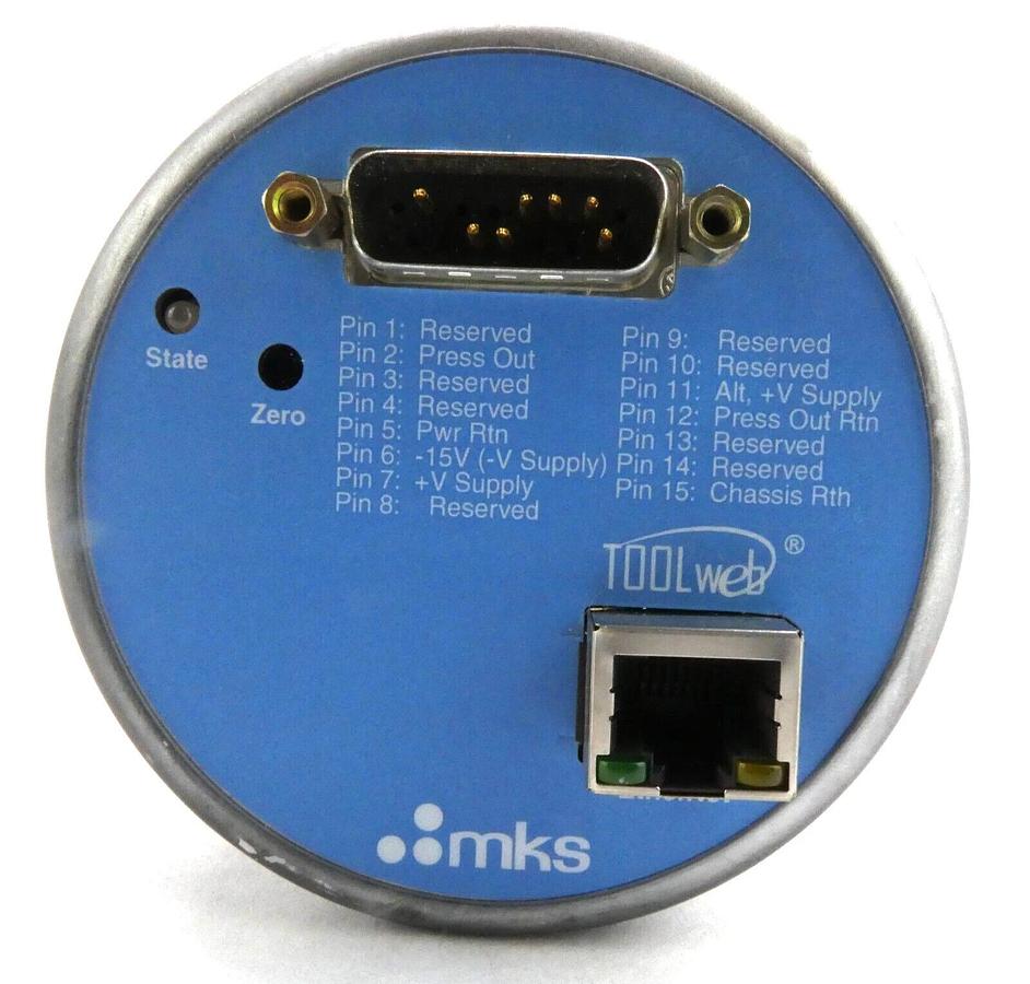 Used MKS Instruments E28C-29154 Baratron Pressure Transducer Tested Working