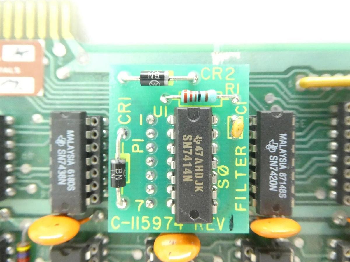 Used Varian Semiconductor VSEA DF3898002 End Station Logic PCB Card Rev. 1 Working