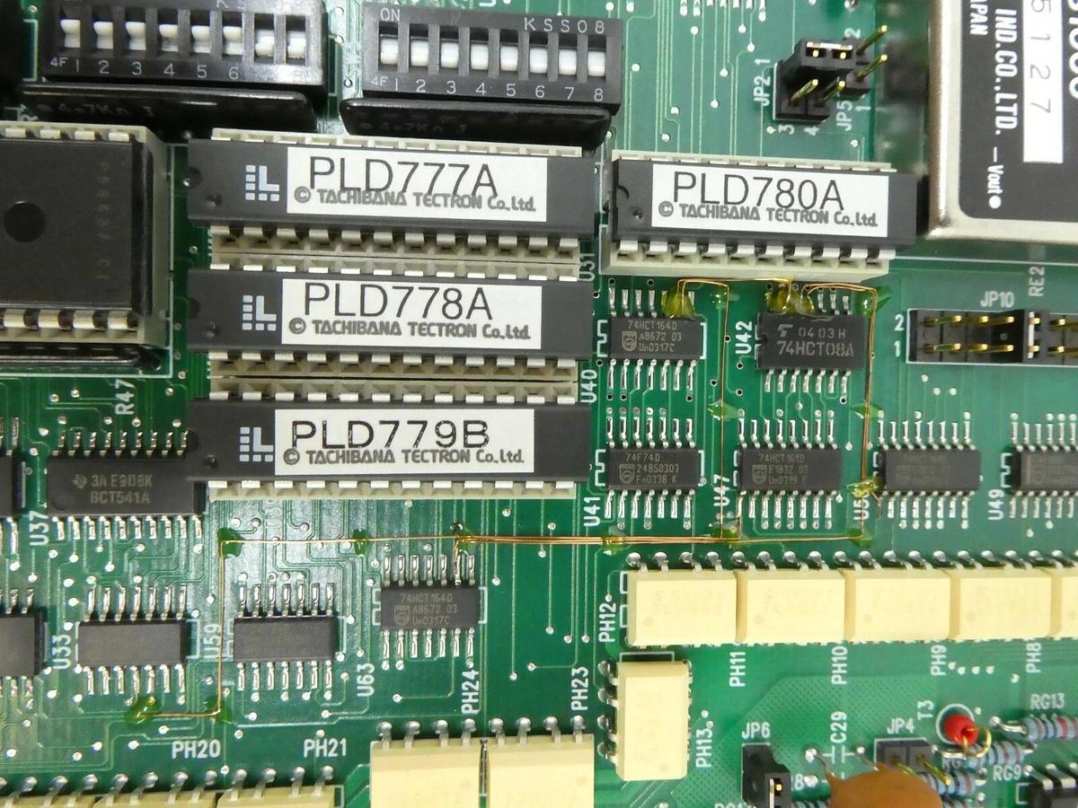 Used Tachibana Tectron TVME6001 Processor PCB Card Rev. C JEOL JWS-2000 Working