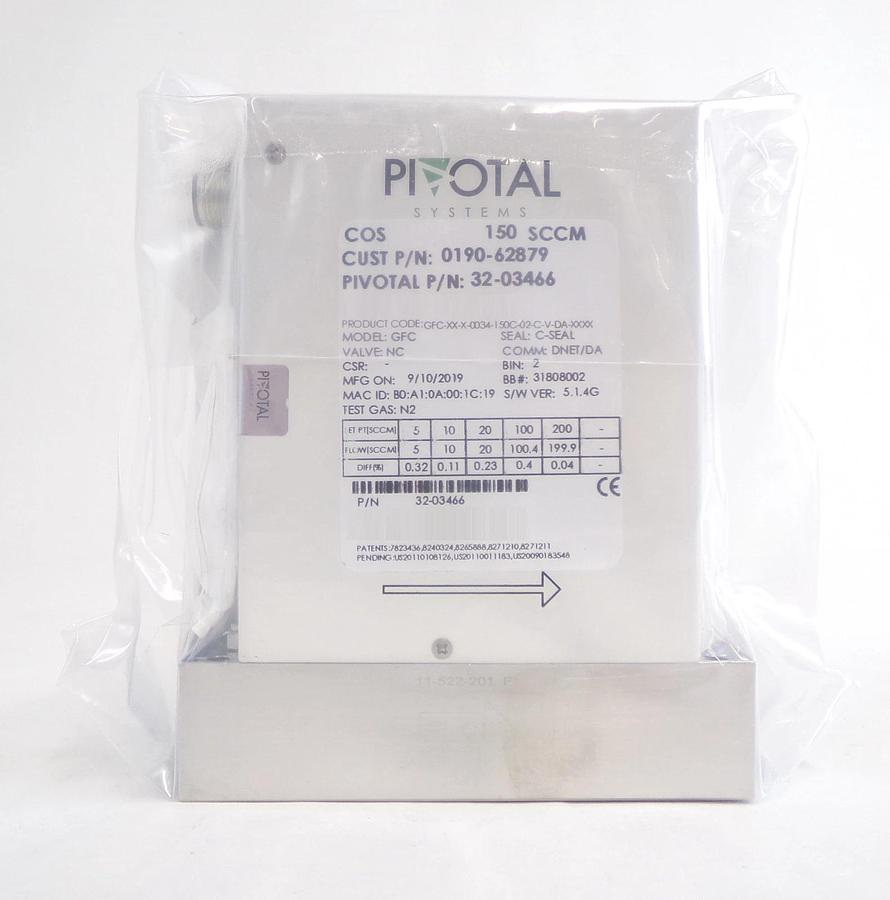 Pivotal Systems 32-03466 Mass Flow Controller MFC AMAT 0190-62879 Lot of 2 New