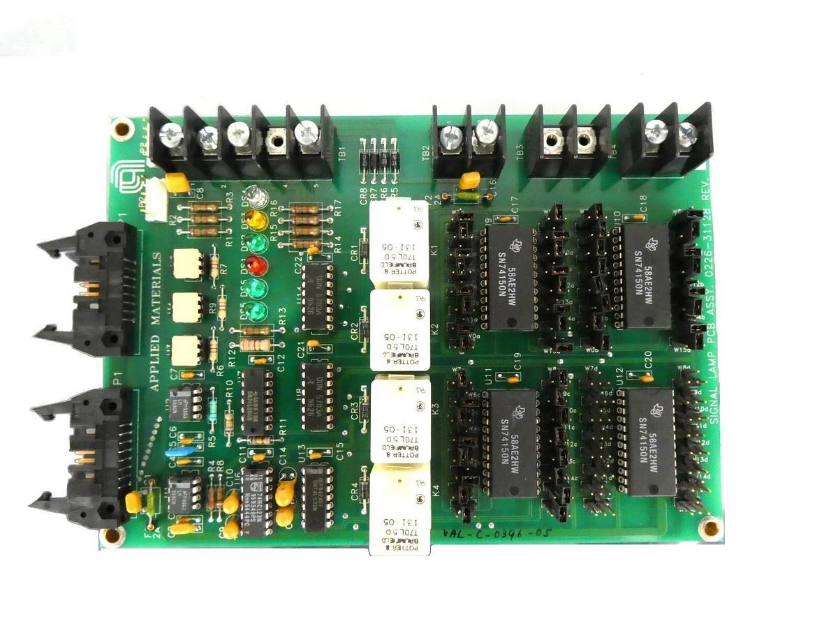 Used AMAT Applied Materials 0226-31128 Signal Lamp PCB Assembly Working Spare