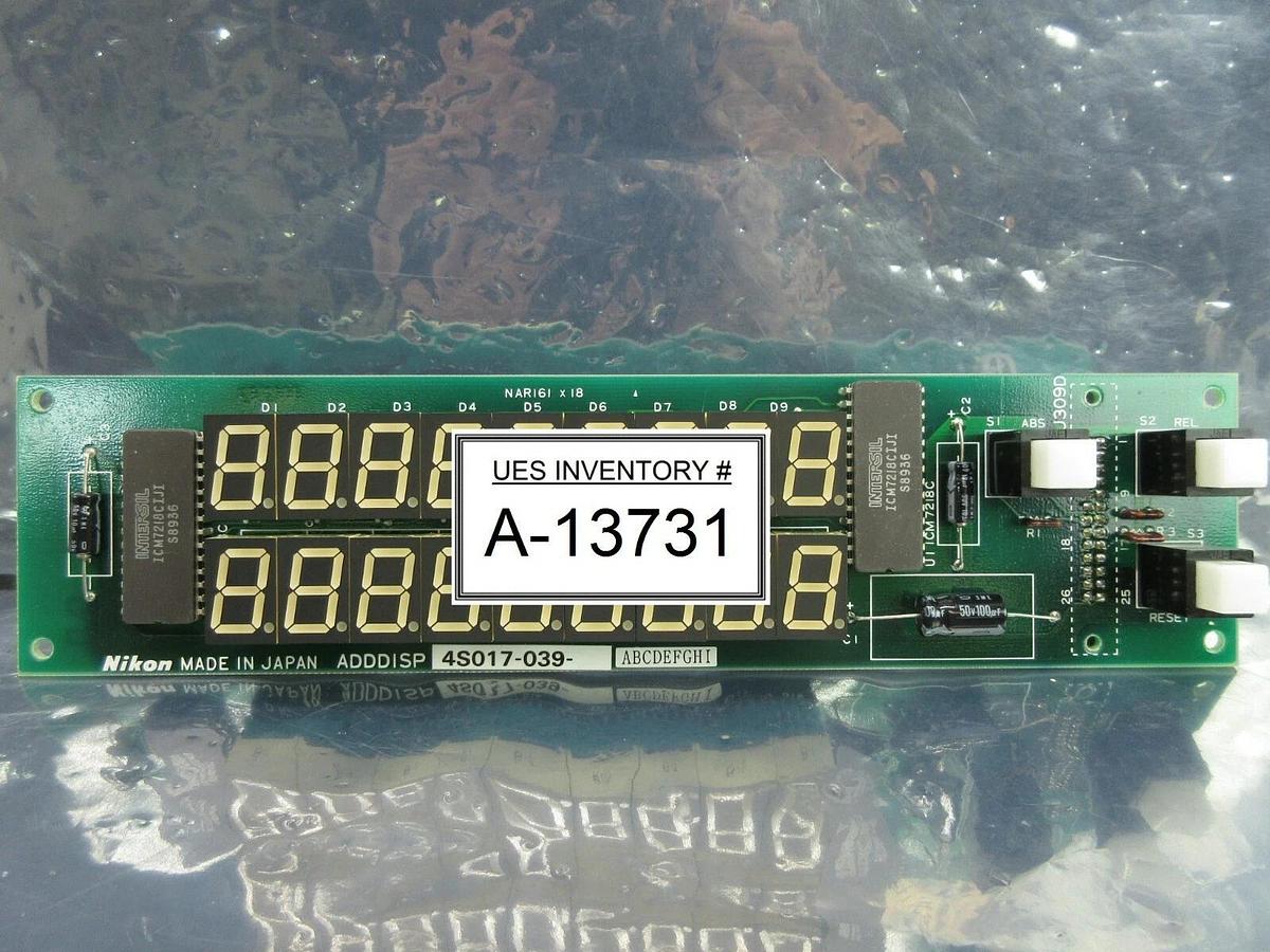 Used Nikon 4S017-039 Display Board PCB ADDDISP NSR System Used Working