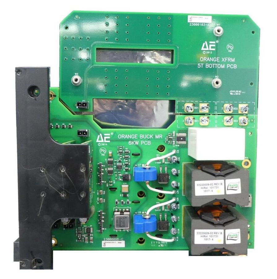 Used AE Advanced Energy 23000098-C Orange Buck MR 6kW PCB 33000103 Working Surplus