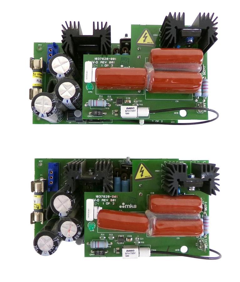 Used MKS Instruments 1037620-001 PCB 1037619-001 Optima Reseller Lot of 2 Working